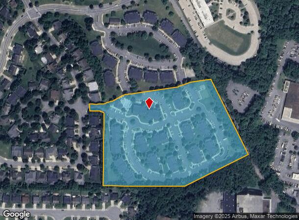  581 Colston Pl, Winchester, VA Parcel Map