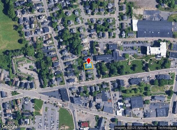 12 Walnut St, Brockton, MA Parcel Map