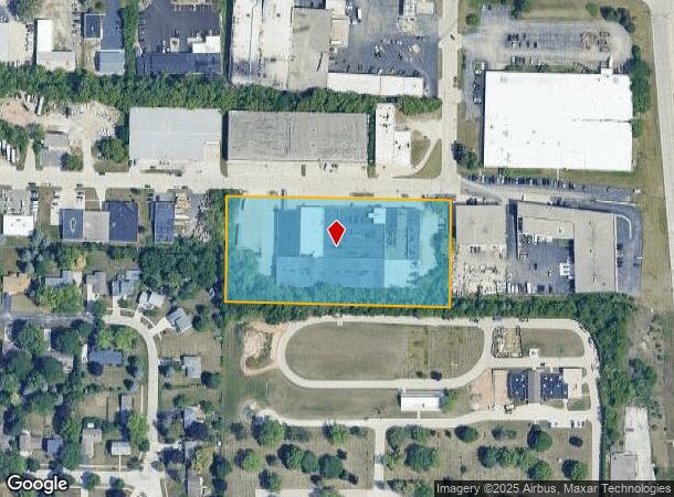  1515 Ellis St, Waukesha, WI Parcel Map