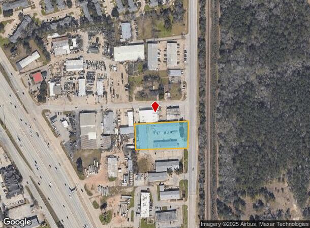 1502 S Frazier St, Conroe, TX Parcel Map