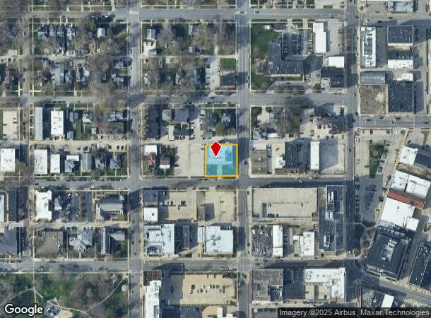  202 W Hill St, Champaign, IL Parcel Map