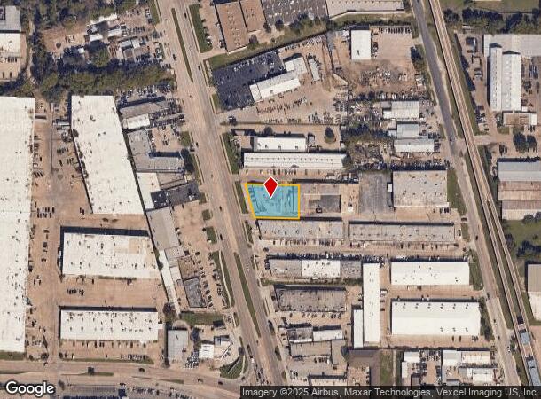11444 Harry Hines Blvd, Dallas, TX Parcel Map
