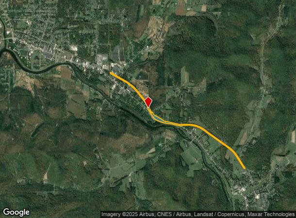 1540 Haskell Rd, Portville, NY Parcel Map