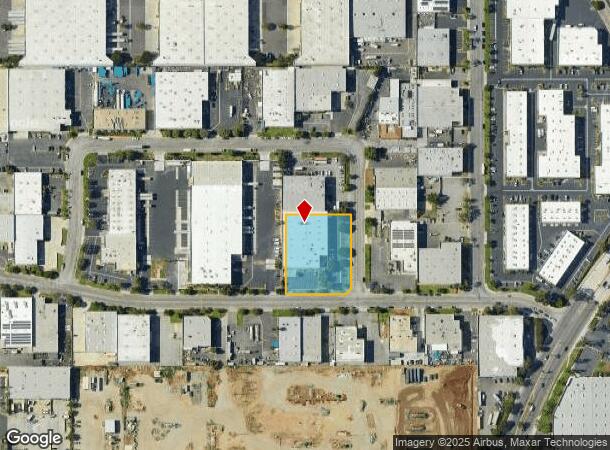  12521 Mccann Dr, Santa Fe Springs, CA Parcel Map