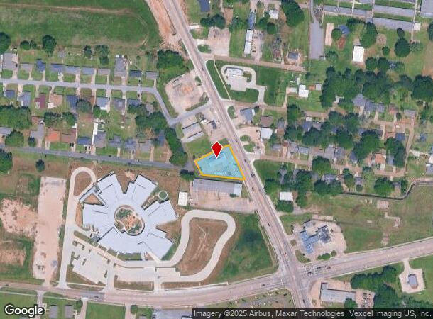  1207 N University Ave, Lafayette, LA Parcel Map