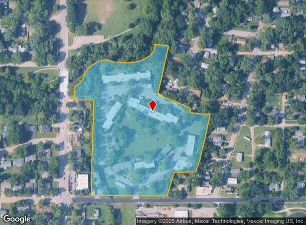 1320 Sw 27Th St, Topeka, KS Parcel Map