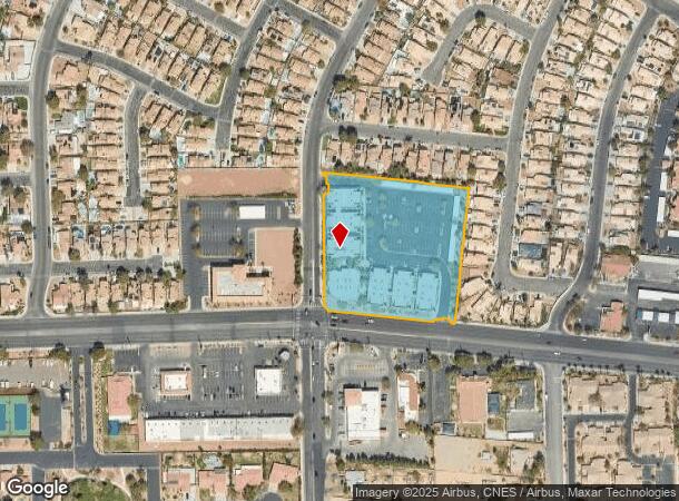  1820 E Warm Springs Rd, Las Vegas, NV Parcel Map