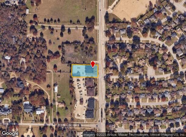  1360 N Kimball Ave, Southlake, TX Parcel Map