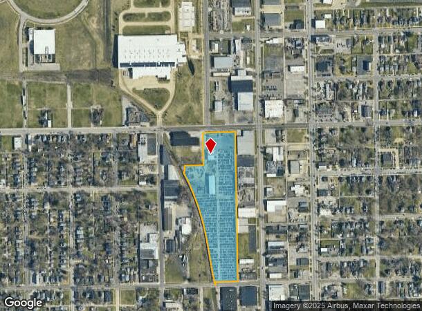  1602 S Lafayette Blvd, South Bend, IN Parcel Map