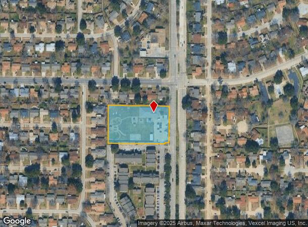  2710 S Collins St, Arlington, TX Parcel Map