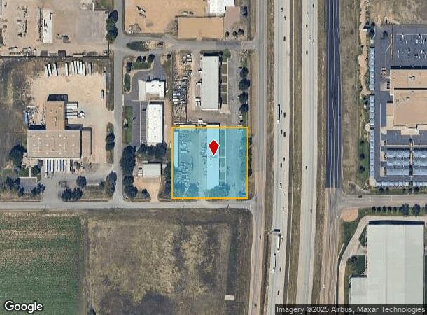 8101 W I25 Frontage Rd, Erie, CO Parcel Map