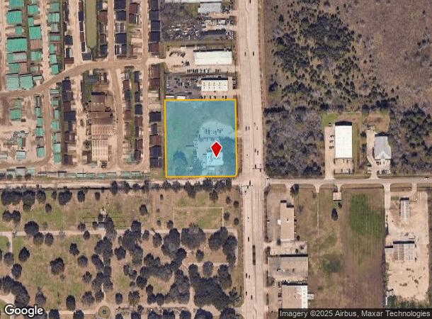  1134 N Main St, Pearland, TX Parcel Map