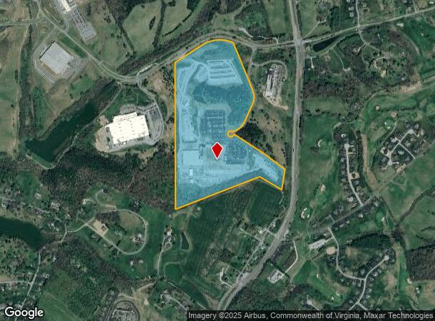  325 S Center Dr, Daleville, VA Parcel Map