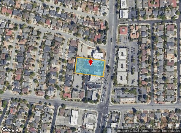  955 Saratoga Ave, San Jose, CA Parcel Map