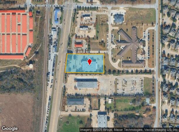 1185 S Main St, Grapevine, TX Parcel Map