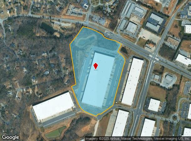  8400 Automation Dr, Concord, NC Parcel Map