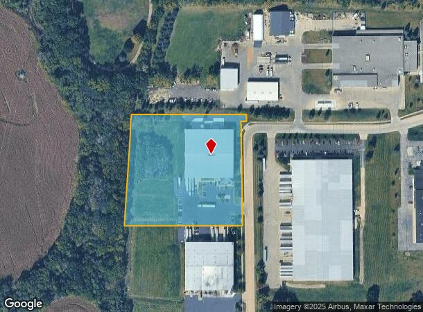 1202 E Sager Ln, Beloit, WI Parcel Map