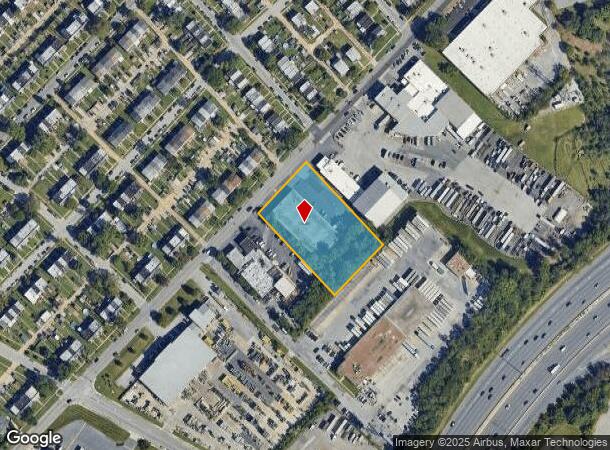  3605 Benson Ave, Halethorpe, MD Parcel Map