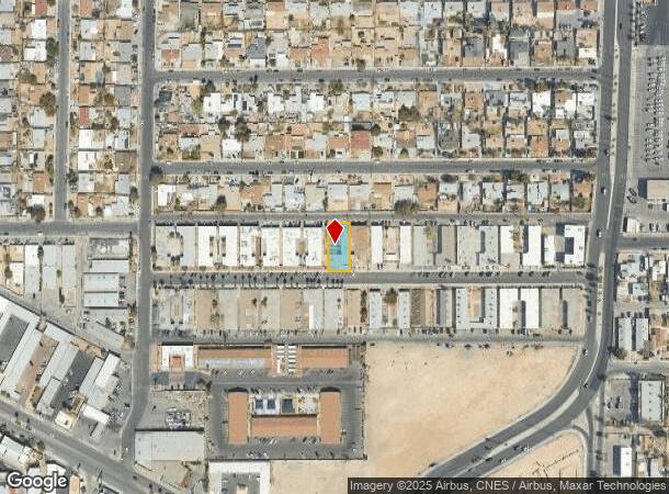  2213 Sunrise Ave, Las Vegas, NV Parcel Map