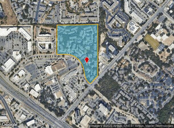  11020 Huebner Oaks, San Antonio, TX Parcel Map