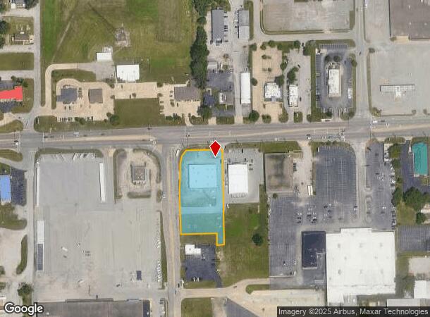  1215 E Pershing Rd, Decatur, IL Parcel Map