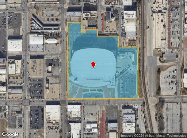  500 E Waterman St, Wichita, KS Parcel Map