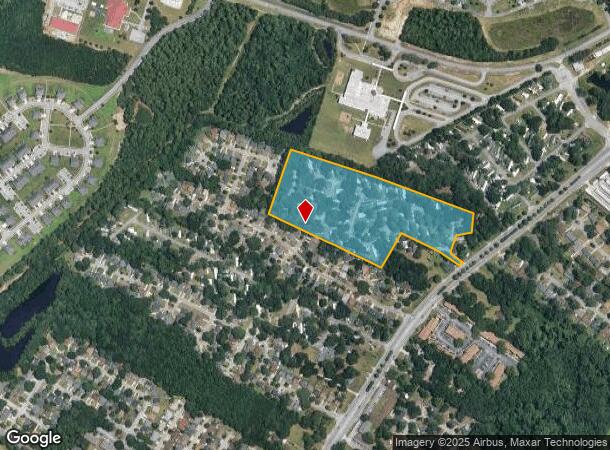  10509 Middleground Rd, Savannah, GA Parcel Map
