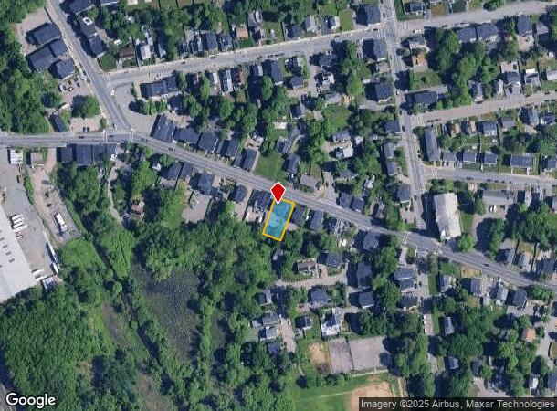  163 Ames St, Brockton, MA Parcel Map
