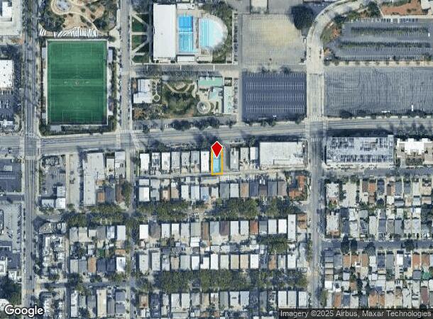 844 W Martin Luther King Jr Blvd, Los Angeles, CA Parcel Map