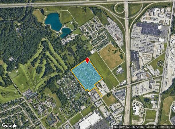 1350 Progress Way, Clarksville, IN Parcel Map