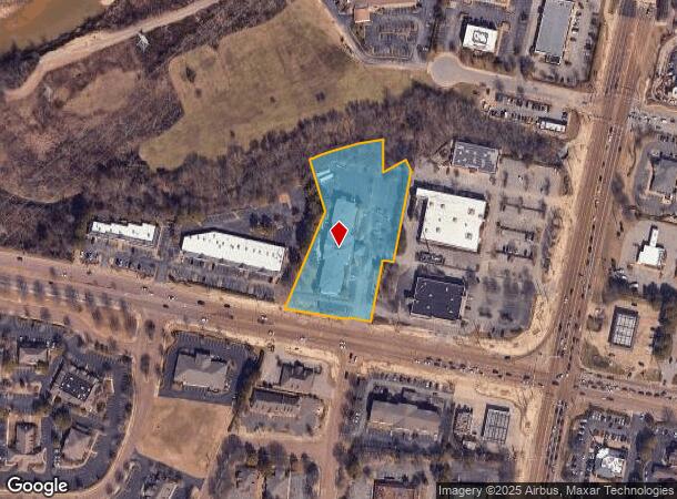  7750 Wolf River Blvd, Germantown, TN Parcel Map