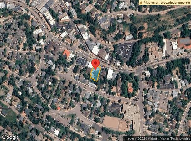  727 Manitou Ave, Manitou Springs, CO Parcel Map