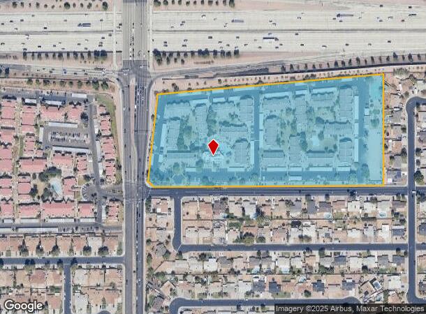 2020 E Inverness Ave, Mesa, AZ Parcel Map