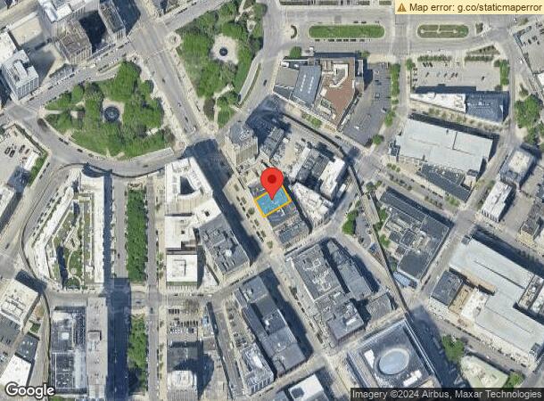  1528 Woodward Ave, Detroit, MI Parcel Map