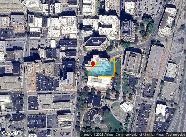 602 S Jefferson St, Roanoke, VA Parcel Map