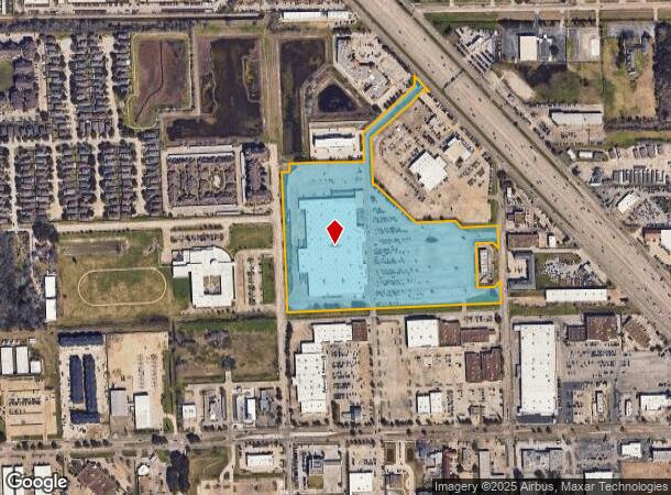  9598 Rowlett Rd, Houston, TX Parcel Map