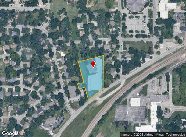  13800 Santa Fe Trail Dr, Lenexa, KS Parcel Map