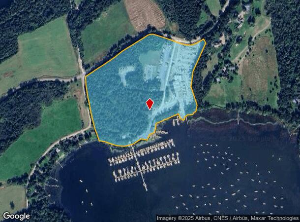  1401 Thompsons Point Rd, Charlotte, VT Parcel Map