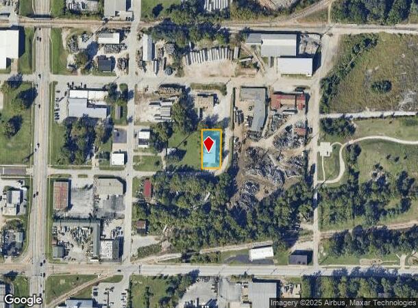 1401 W Olive St, Springfield, MO Parcel Map