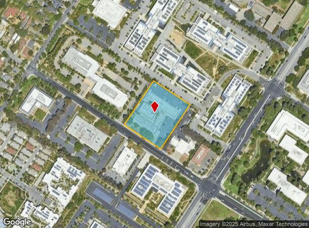  2625 Hanover St, Palo Alto, CA Parcel Map