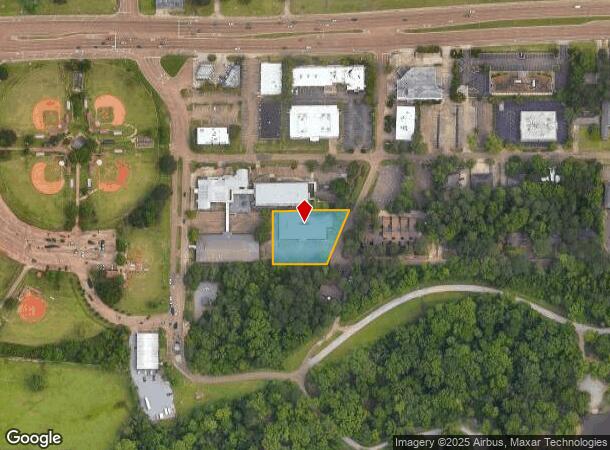 2525 Lakeward Dr, Jackson, MS Parcel Map