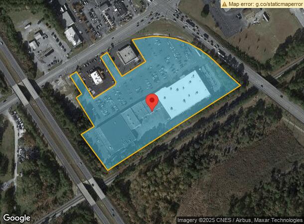  1407 S Pollock St, Smithfield, NC Parcel Map