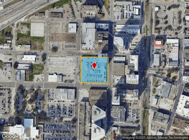 711 N Carancahua St, Corpus Christi, TX Parcel Map