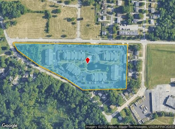  1000 Stone Ridge Cir, Berea, OH Parcel Map