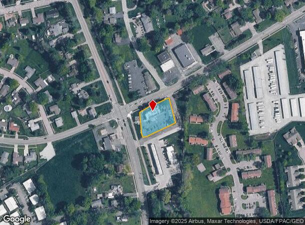  1645 N Detroit St, Xenia, OH Parcel Map