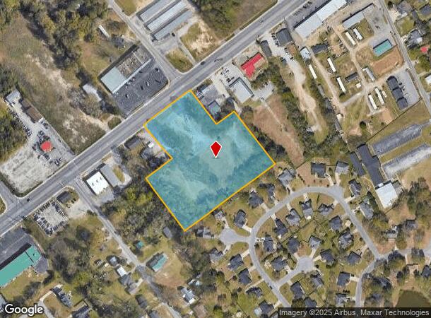  1000 S Cashua Dr, Florence, SC Parcel Map