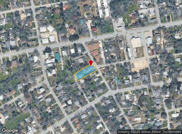  115 S Frio St, Lockhart, TX Parcel Map
