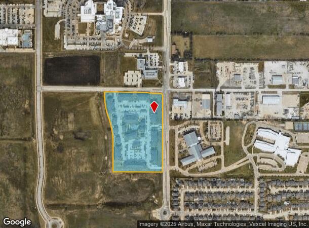 10301 N Riverside Dr, Keller, TX Parcel Map