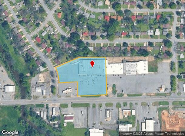 1605 E Harding Ave, Pine Bluff, AR Parcel Map