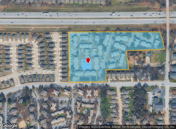 7501 Ederville Rd, Fort Worth, TX Parcel Map